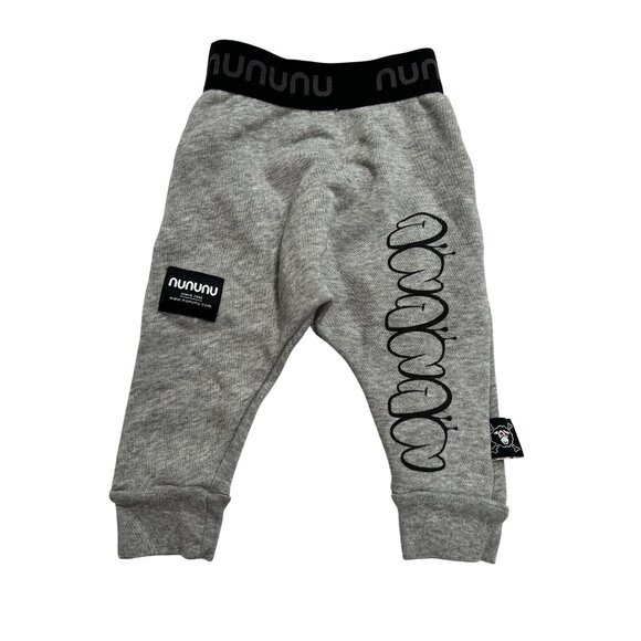 Nununu Bubbly Baggy Pants in Heather Grey - Picture 1 of 4